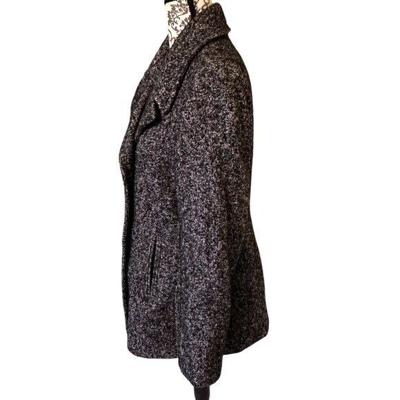 Calvin Klein Classic Double Breasted Large Buttons Wool Blend Jacket Size 12 - Picture 6 of 16